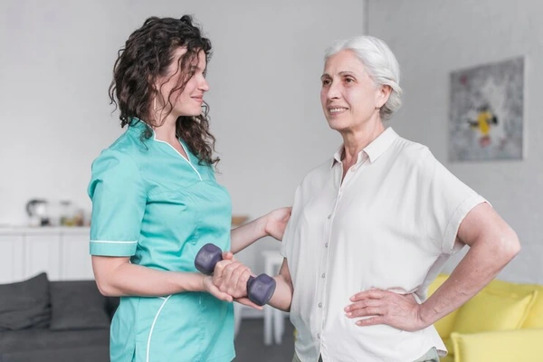 Fisioterapia personas mayores a domicilio
